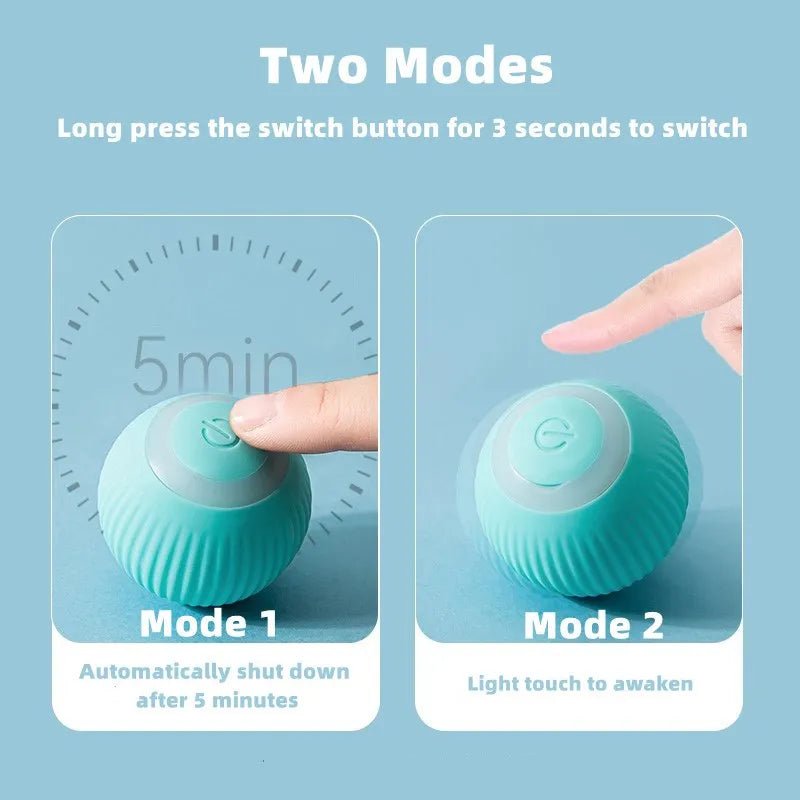 Balle Interactive Intelligente pour Chat – LED & Mouvement Automatique - Cyna shop
