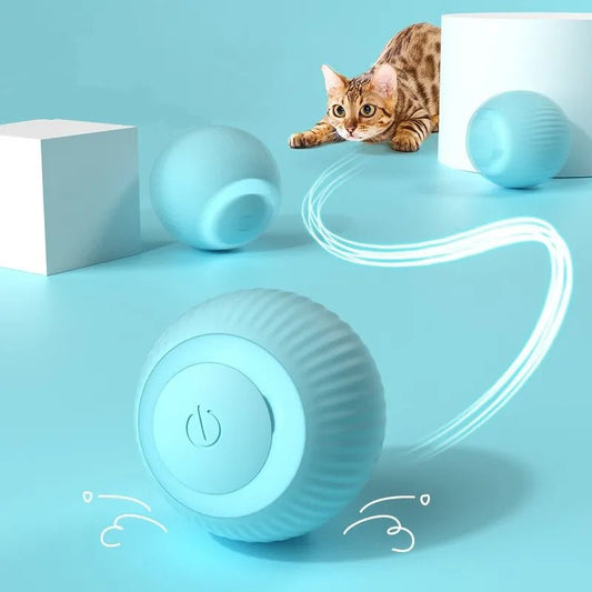 Balle Interactive Intelligente pour Chat – LED & Mouvement Automatique - Cyna shop