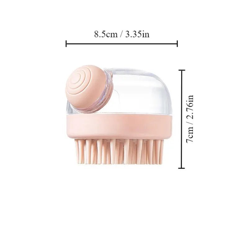 Brosse Douche 2 - en - 1 pour Animaux – Massage & Distribution de Shampoing - Cyna shop